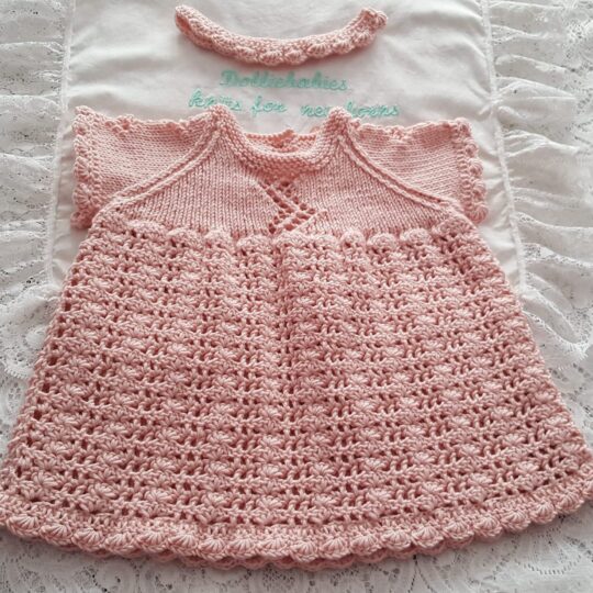 Crochet and Knit Pattern 002 - Dress & Headband