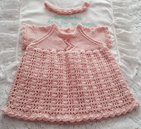 Baby Dress Knitting and Crochet Pattern