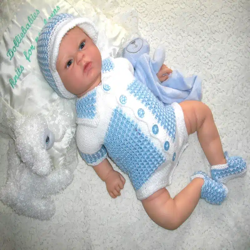 Boys Bodysuit Knitting Pattern 035