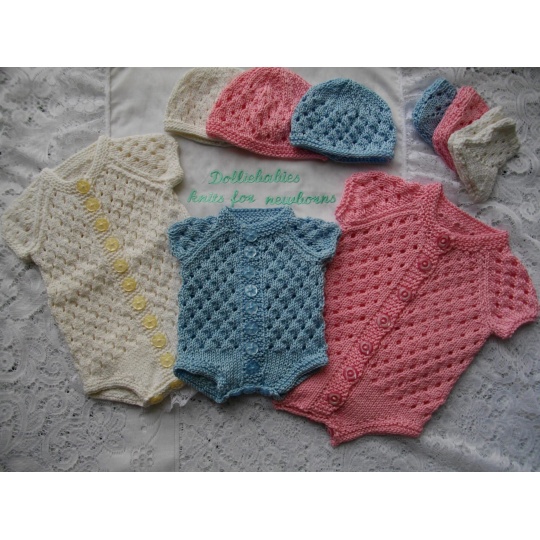 Baby bodysuit book knitting pattern