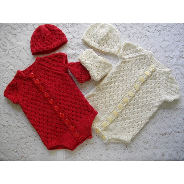 DK 3 month bodysuit knitting pattern